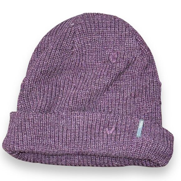 Nobis Marley Knit Cap Beanie Purple Pop Heather Winter Hat NWT One Size - Picture 1 of 6
